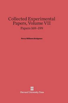 Hardcover Collected Experimental Papers, Volume VII: Papers 169-199 Book