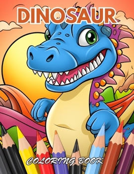 Paperback Dinosaur Coloring Book for Kids: 100+ Coloring Pages for Relaxation, Stress Relief and Creativity Book