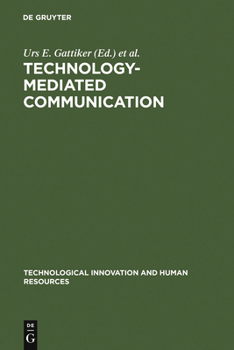 Hardcover Technology-Mediated Communication Book