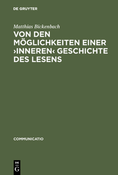 Hardcover Von Den Möglichkeiten Einer >Inneren [German] Book
