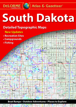 Paperback Delorme Atlas & Gazetteer: South Dakota Book