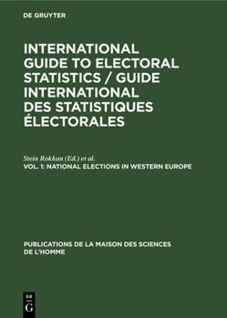 Hardcover National Elections in Western Europe Book