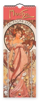 Calendar Alphonse Mucha Slim Calendar 2023 (Art Calendar) Book