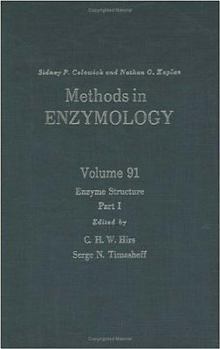 Hardcover Enzyme Structure, Part I (Volume 91) (Methods in Enzymology, Volume 91) Book