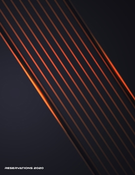 Reservations: Reservation Book for restaurants, bistros and hotels | 370 pages - 1 day=1 page | The appointment calendar for your reservations in ... | Cover Design - Marble effect discreet black