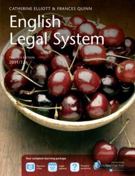 Paperback English Legal System Book