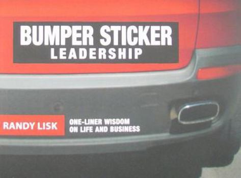 Paperback Bumper Sticker Leadership Book