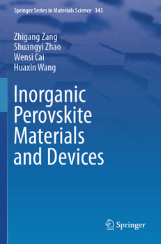 Paperback Inorganic Perovskite Materials and Devices Book