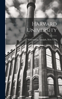 Hardcover Harvard University Book