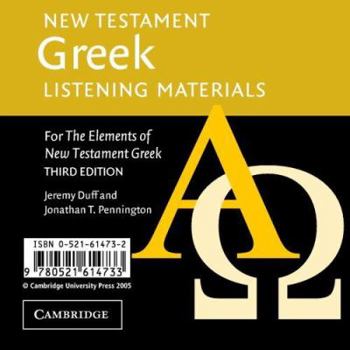 Audio CD New Testament Greek Listening Materials: For the Elements of New Testament Greek Book