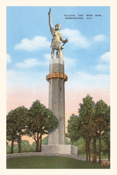 Paperback Vintage Journal Vulcan Statue, Birmingham Book