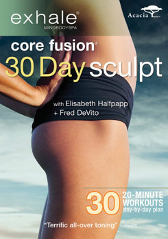 DVD Exhale: Core Fusion 30 Day Sculpt Book