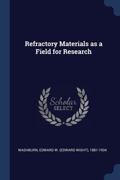 Paperback Refractory Materials as a Field for Research Book