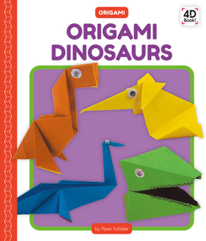 Library Binding Origami Dinosaurs Book