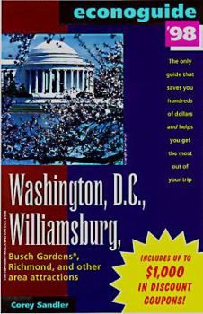 Paperback Washington, D.C., Williamsburg: Busch Gardens, Richmond, and Other Area Attractions Book