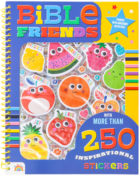 Spiral-bound Bible Friends Sticker Activity Book