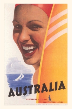 Paperback Vintage Journal Australia Travel Poster Book