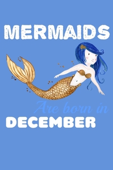 Paperback Mermaids Are Born In December: Personal Expense Tracker Book