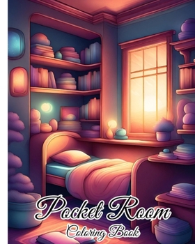 Paperback Pocket Room Coloring Book: Tiny, Cozy, Beautiful, Peaceful Rooms for Relaxation, Stress Relieving Book