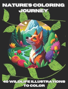 Paperback Nature's Coloring Journey: 40 Wildlife Illustrations to Color Book