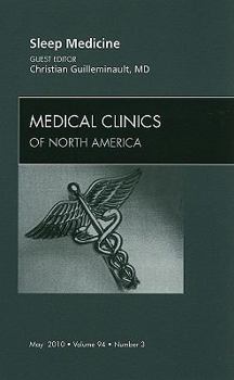 Hardcover Sleep Medicine, an Issue of Medical Clinics of North America: Volume 94-3 Book