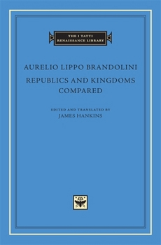 Hardcover Republics and Kingdoms Compared [Latin] Book