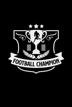 Paperback Football champion: 6x9 Football - dotgrid - dot grid paper - notebook - notes Book