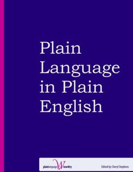 Paperback Plain Language in Plain English Book