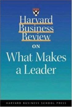 Paperback Harvard Business Review on What Makes a Leader Book