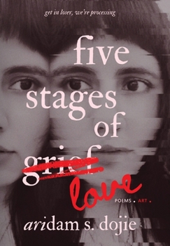 Hardcover Five Stages of Love: Poems, Art Book