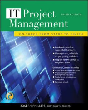 Paperback IT Project Management: On Track from Start to Finish [With CDROM] Book