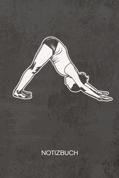 NOTIZBUCH A5 Dotted: Yogalehrerin Notizheft GEPUNKTET 120 Seiten - Herabschauender Hund Notizblock Yoga Mantra Skizzenbuch - Asana Geschenk f�r Yogi Yogalehrer Yogaliebhaber