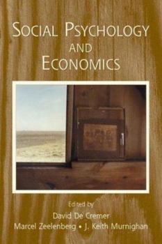 Hardcover Social Psychology and Economics Book