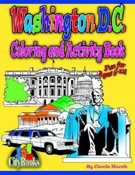 Paperback Washington DC Coloring & Activity Book