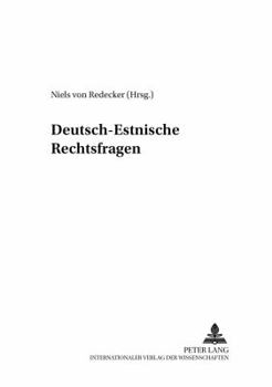 Paperback Deutsch-Estnische Rechtsfragen [German] Book