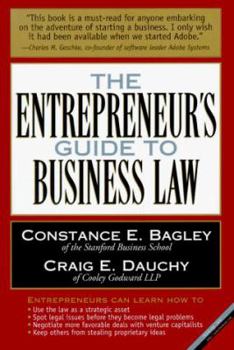 Paperback The Entrepreneur’s Guide to Business Law Book