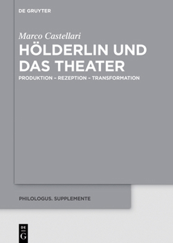 Hardcover Hölderlin und das Theater [German] Book