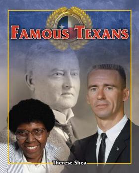 Paperback Famous Texans Book