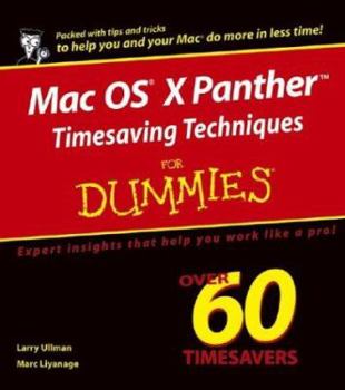 Paperback Mac OS X Panther Timesaving Techniques for Dummies Book