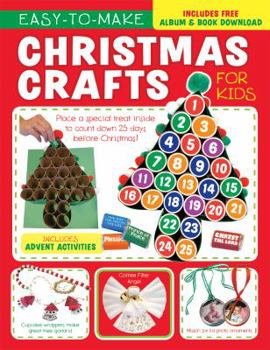 Paperback Easy-To-Make Christmas Crafts for Kids Book