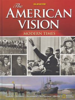 Hardcover The American Vision: Modern Times, Student Edition Book