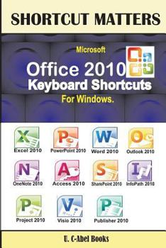 Paperback Microsoft Office 2010 Keyboard Shortcuts For Windows Book