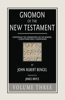 Paperback Gnomon of the New Testament, Volume 3 Book