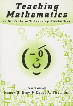 Paperback Teaching Mathematics to Students with Learning Disabilities Book