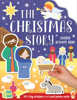Paperback The Christmas Story Sticker Activity Book