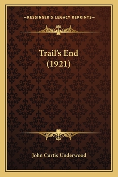 Paperback Trail's End (1921) Book
