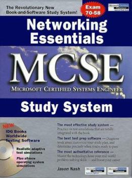 Hardcover Networking Essentials MCSE Study System [With CDROM] Book