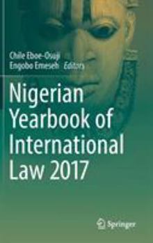 Hardcover Nigerian Yearbook of International Law 2017 Book