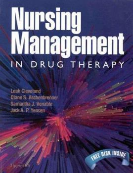 Hardcover Nursing Management in Drug Therapy [With Disk] Book