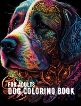 Paperback dog coloring book for adults Book